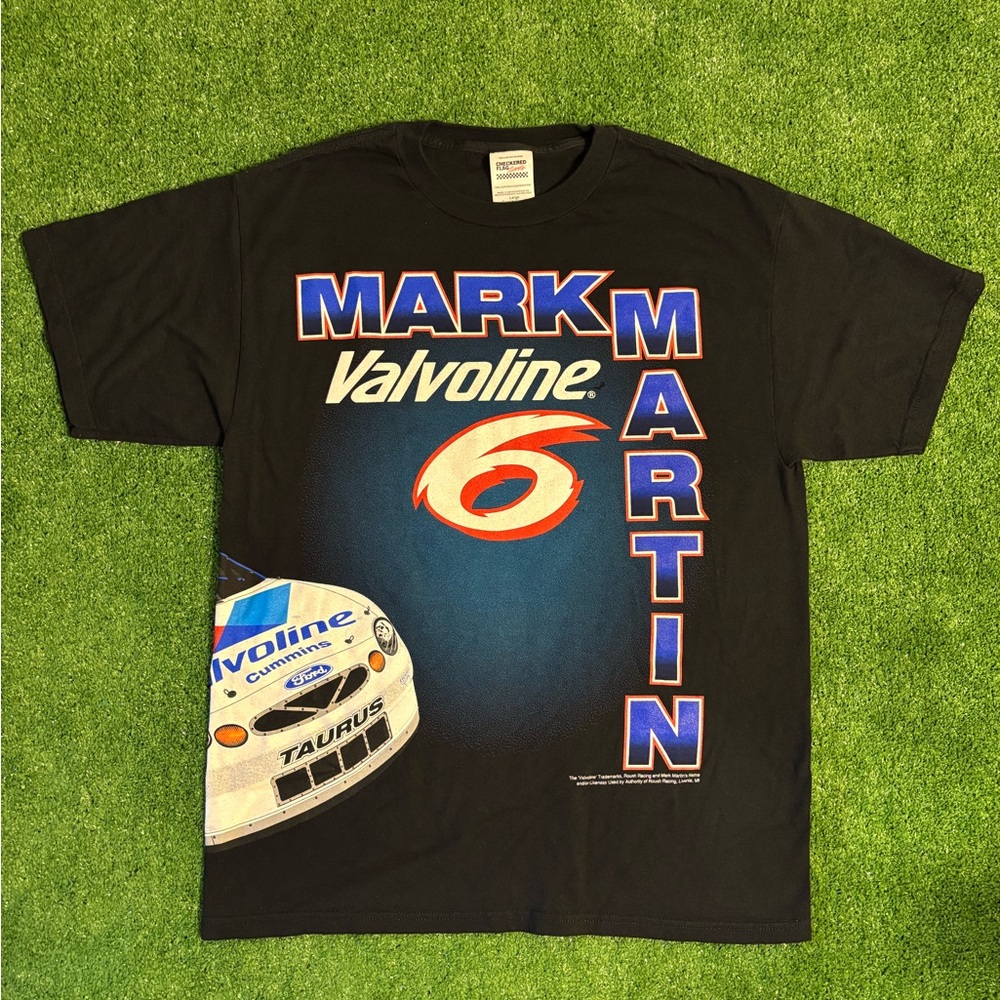 Vintage NASCAR Valvoline Mark Martin Graphic T-Shirt